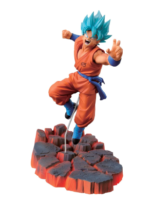 Dragon Ball Z Goku Super Saiyan God Figures & Figurines (DBZ) - Goku Super Saiyan Blue v4 - US