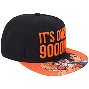 Dragon Ball Z Hats (DBZ) - Over 9000 - UK